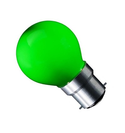 Ampoule LED B22 1,8W CARNI - Vert