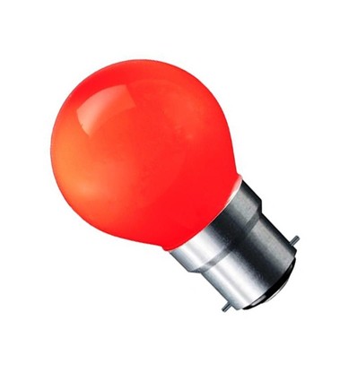 Ampoule LED B22 1,8W CARNI - Rouge