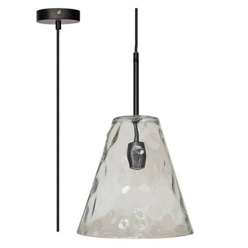 Suspension moderne V-Tac - Verre conique, Ø27 cm, E27
