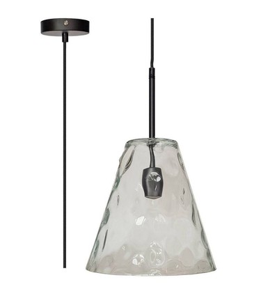 Suspension moderne V-Tac - Verre conique, Ø27 cm, E27