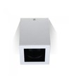 Plafonnier GU10 - IP20, carré, blanc, sans source lumineuse