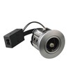 Spot encastrable MR16 Inno88, 12V - Alu brossé, IP44, certifié pour installation en isolation