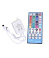 Contrôleur RGB+WW avec télécommande - Compatible uniquement avec bande RGB+WW, infrarouge, 12V (96W), 24V (192W)