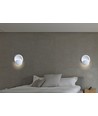 Applique murale LED 5W blanche - IP20 intérieur, ronde, rotative, source lumineuse incluse