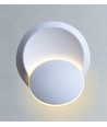 Applique murale LED 5W blanche - IP20 intérieur, ronde, rotative, source lumineuse incluse