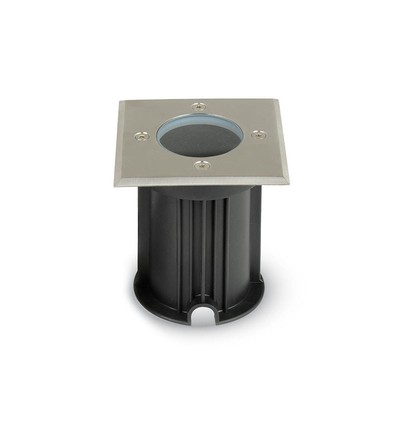 Spot encastrable V-Tac - Carré, acier inoxydable, douille GU10