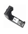 Boîte de connexion noire avec connecteur rapide - 2 pôles, décharge de traction aux deux extrémités, IP20 intérieur