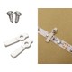 20 pcs de clips de montage pour bandes LED IP20