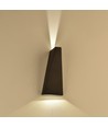 Applique murale LED 6W - IP65 extérieur, noir, source lumineuse incluse