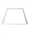 Cadre pour panneau LED 60x60 - Kit de montage rapide sans vis, bord blanc