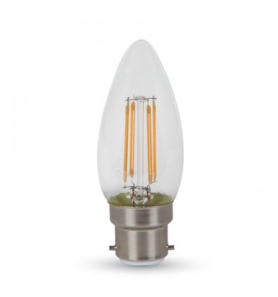 Ampoule LED flamme B22 4W - Puce LED Samsung, filament