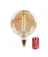 Ampoule globe LED géante E27 8W dimmable - Ø20 cm, Filament carbone, blanc extra chaud, 2000K