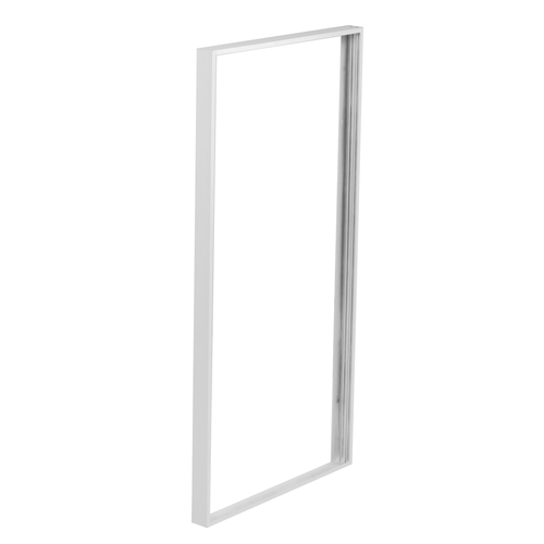 Cadre pour panneau LED 60x30 - Kit d'assemblage rapide sans vis, bord blanc