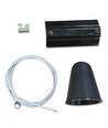 Suspension à câble V-Tac pour rails - Noir, compatible avec rails V-Tac, 3 phases