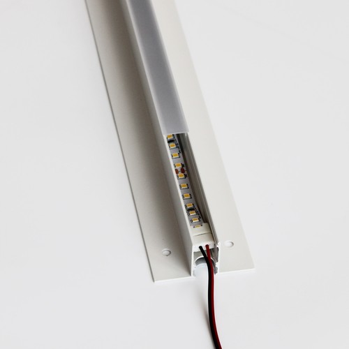Rail Troldtekt 60 cm pour rubans LED - Encastré, extensible