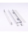 Cadre pour panneau LED 60x60 - Montage rapide, sans vis apparentes, bord blanc