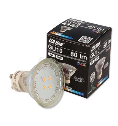 Spot LED GU10 1W Vert