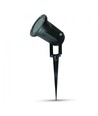 Spot de jardin à piquer - GU10, IP44, Noir, lampe de travail, sans source lumineuse