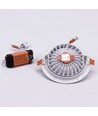 Spot LED 20W Ø17cm - Encastrement : Ø14,5 cm, Dimensions : Ø17 cm, 3 cm de haut, Puce LED Samsung