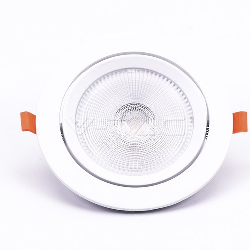 Spot LED 20W Ø17cm - Encastrement : Ø14,5 cm, Dimensions : Ø17 cm, 3 cm de haut, Puce LED Samsung