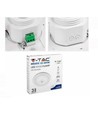 Lampe LED 12W à capteur - IP20 intérieur, puce LED Samsung, capteur PIR, source lumineuse incluse