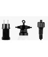 Guirlande lumineuse LED 5m avec 10 ampoules - Blanc chaud, IP44, 230V, ampoules 0,5W