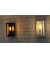 Applique murale E27 - IP44 extérieur, blanc, sans source lumineuse