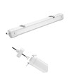 Réglette LED 120cm 40W, câblage traversant - IP65, Easy connect