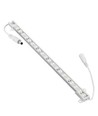 Profilé en aluminium étanche de 1 mètre pour croissance - 24V, LED 19,5W, répartition rouge/bleu 3:1, IP65, avec connecteur