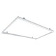 Cadre encastrable pour panneau LED 120x60 - Convient pour Troldtekt et plaques de plâtre, bord blanc