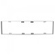 Cadre pour panneau LED 120x30 - Montage rapide, sans vis apparentes, bord blanc