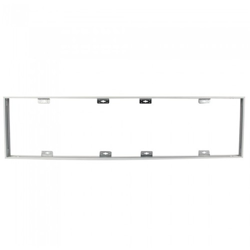 Cadre pour panneau LED 120x30 - Montage rapide, sans vis apparentes, bord blanc