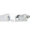 Réglette LED étanche complète 150cm 160lm/W 32W, Câblage traversant - 5120lm, IP65