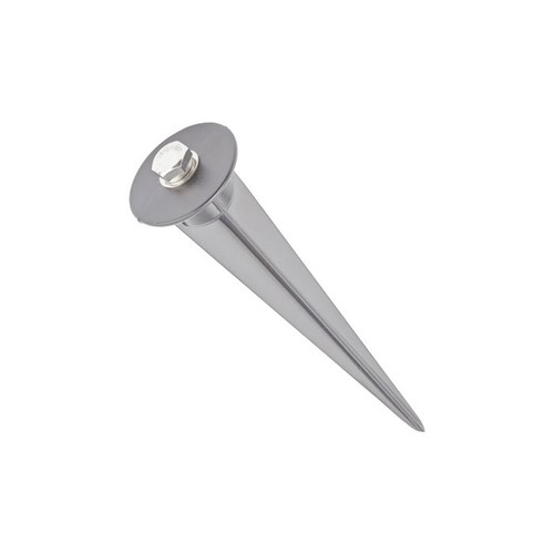 V-Tac Piquet pour projecteur LED - Diamètre 6 cm, Hauteur 26,5 cm