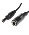 Câble de rallonge DC - 50 cm, pour bandes LED, 5V-48V, noir