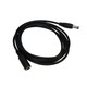 Câble de rallonge DC - 1 m, pour bandes LED, 5V-24V, noir