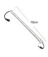 Profilé alu pour escalier 70 cm 4W avec ruban LED - 24V DC, IP65, avec connecteur