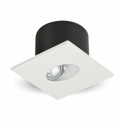 Éclairage d'escalier 3W - Extérieur : 8x8 cm, trou : 6,2x6,2 cm