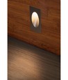 Éclairage d'escalier 3W - Extérieur : 8x8 cm, trou : 6,2x6,2 cm