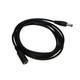 Câble de rallonge DC - 3 m, pour bandes LED, 5V-24V, noir