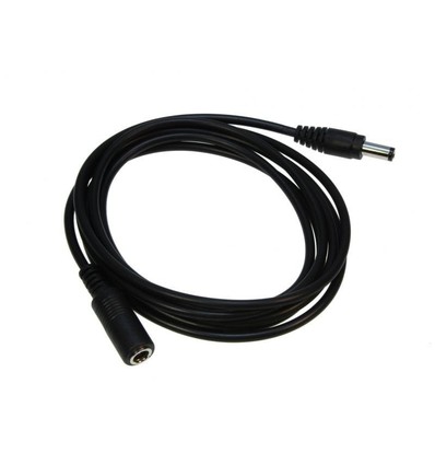 Câble de rallonge DC - 3 m, pour bandes LED, 5V-24V, noir