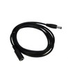 Câble de rallonge DC - 3 m, pour bandes LED, 5V-24V, noir