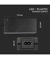 Alimentation 60W / 12V DC pour rubans LED - 5A, IP44 pièces humides