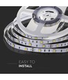 Ruban LED 5m 4,8W/m - IP20, 30 LED par mètre