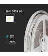 Ruban LED 5m 4,2W/m résistant aux éclaboussures - 12V DC, IP65, 60 LED par mètre