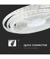 Ruban LED 5m 4,8W/m résistant aux éclaboussures - IP65, 30 LED par mètre