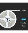 Ruban LED 5m 4,8W/m résistant aux éclaboussures - IP65, 30 LED par mètre