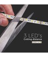 Bande LED RGB V-Tac 7W/m étanche IP65 - 5m, 60 LED par mètre