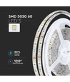 Bande LED RGB V-Tac 7W/m étanche IP65 - 5m, 60 LED par mètre