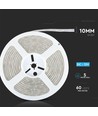 Ruban LED 5m 9W/m résistant aux éclaboussures - 24V DC, IP65, 60 LED par mètre